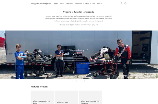 Tungsten Motorsports website is live!!!